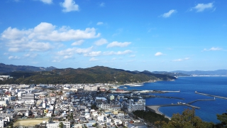 洲本城からの景色