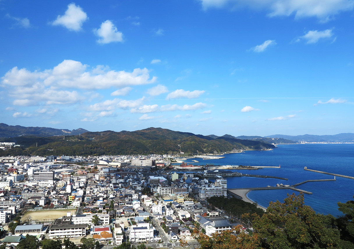 淡路島 洲本城からの景色