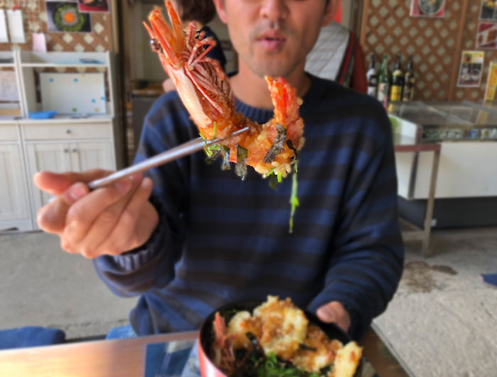 新島水産　海鮮天丼