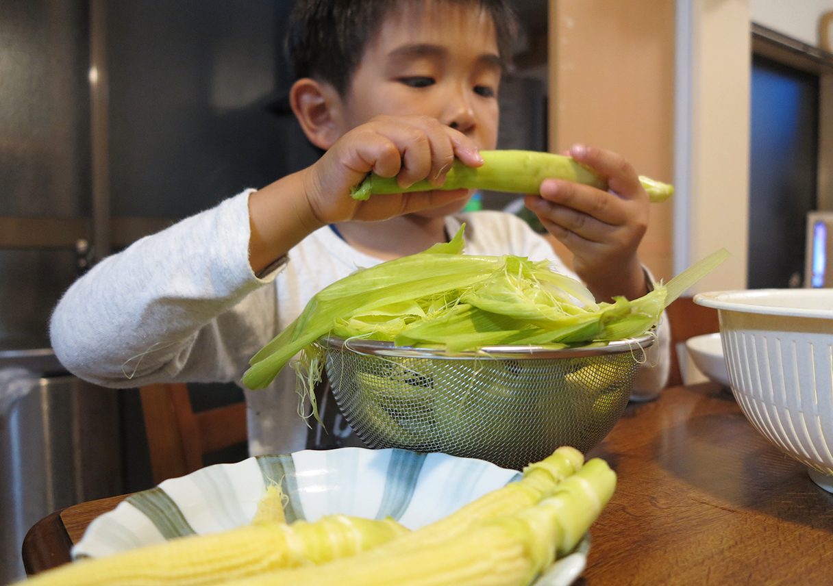 ママのお手伝い大好き男子