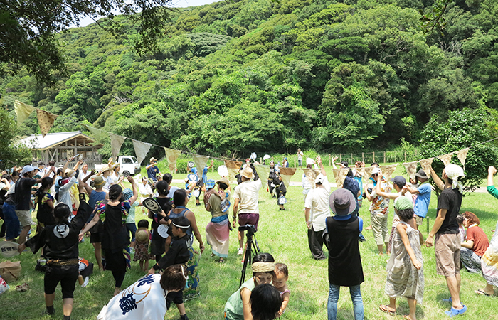 淡路島 成ヶ島 ハマボウ祭り ワイワイ