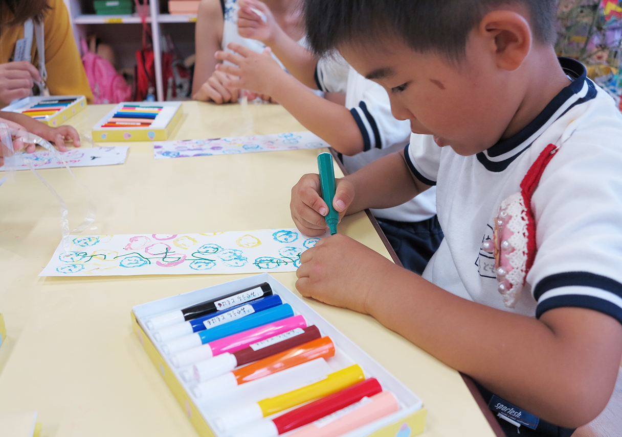 長男の授業参観。ピクミンが欲しいんだって