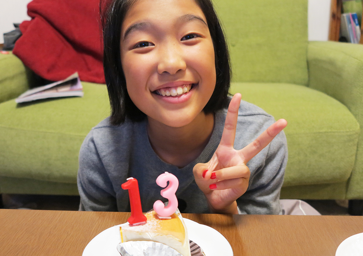 長女が13回目のHappy Birthday