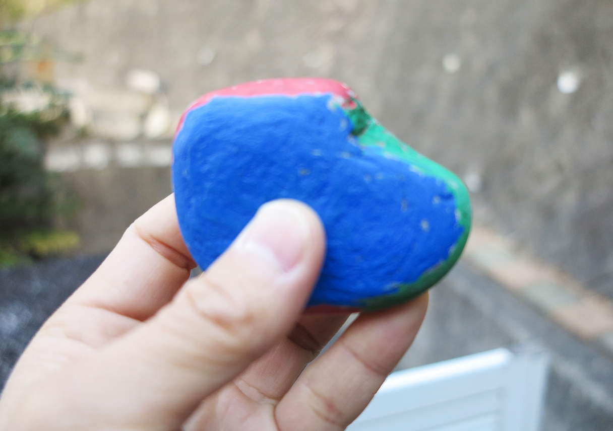 工作に目覚めた息子。「長靴」は、なかなかの芸術作