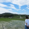 朝から田んぼ。しかし、今日の淡路島の空は抜けてたわー