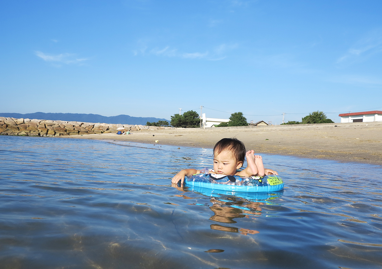 淡路島・江井海水浴場は、子連れOKの穴場！【おすすめ度★4.1】