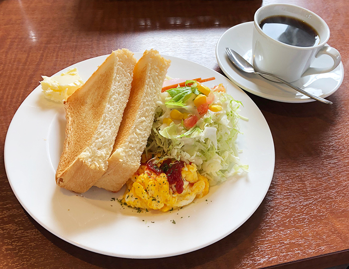 平野パンのモーニングセット