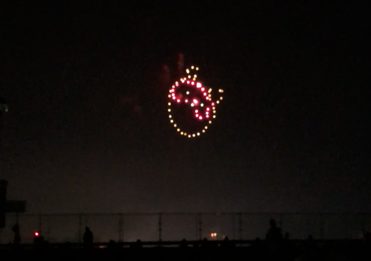 淡路島まつり・花火大会で、「狸の花火」をゲット！★動画あり📹