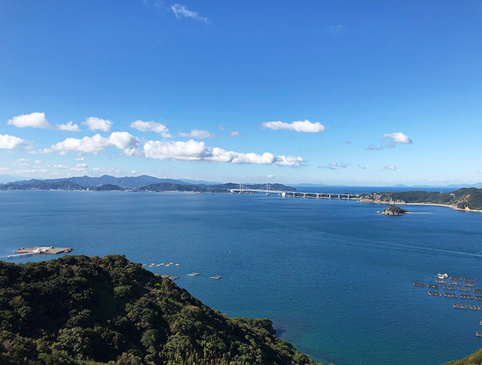 若人の広場公園から鳴門海峡