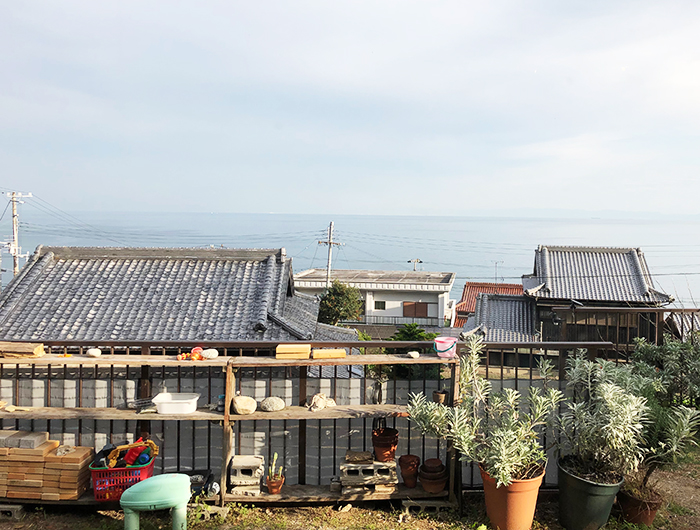 島の鍼灸院からの眺め