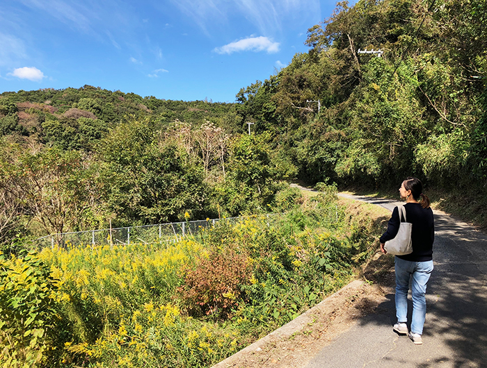 名号石までの道のり