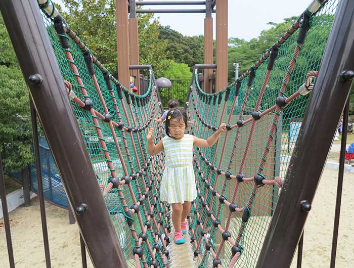 淡路島公園のアスレチック