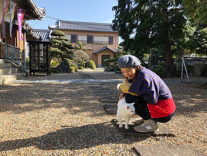 覚住寺の招き猫