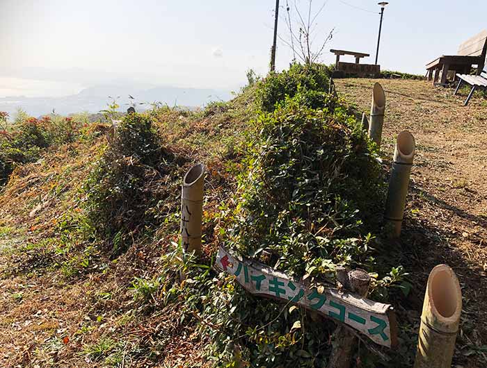 摩耶山展望所のハイキングコース