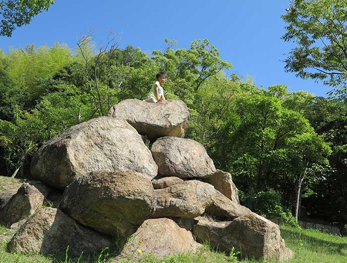 淡路島公園　石のアスレチック