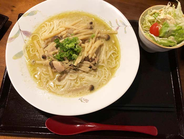 グリーンカレーそうめん