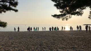 淡路島 大浜海岸 ゴミ掃除