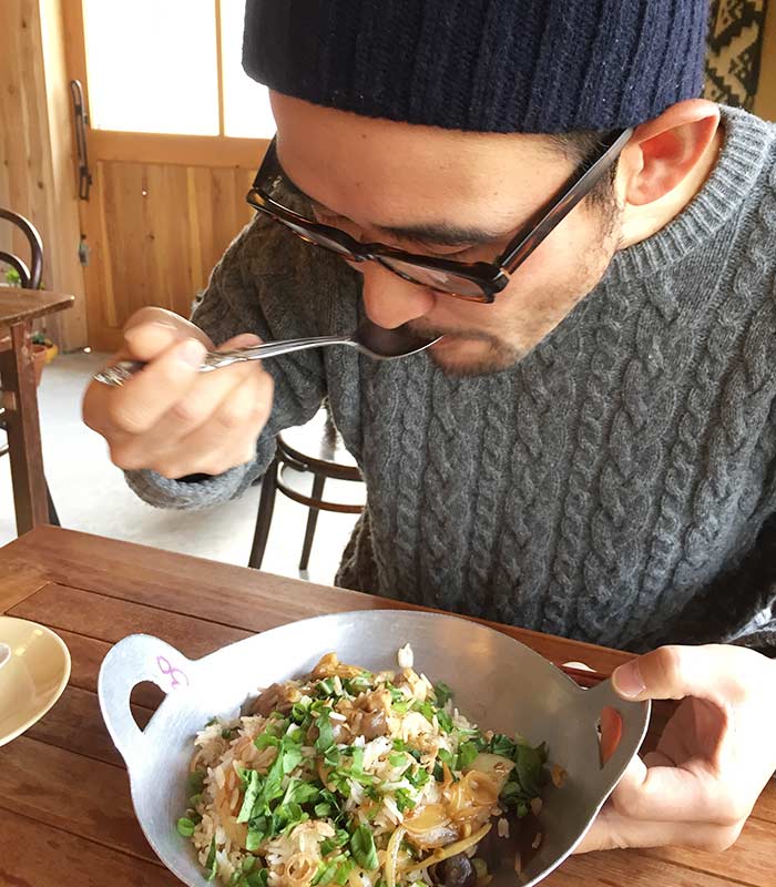 サインズアンドキャンプでランチ