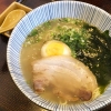 淡波家の淡路鷄塩ラーメンの美味しさを再確認😁新たに辛味ボールも登場したよ‼️