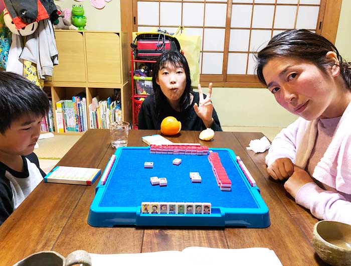ドンジャラが面白いよ‼️子供が小学生になったら、おすすめ〜😁