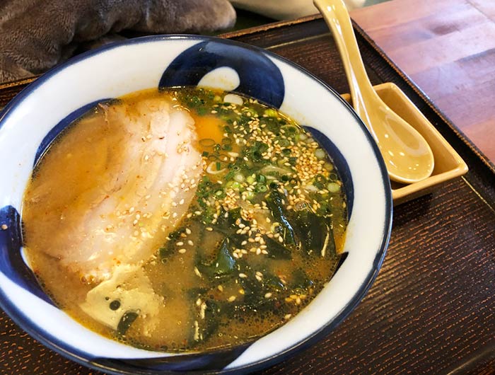 淡波家の淡路海老味噌ラーメン