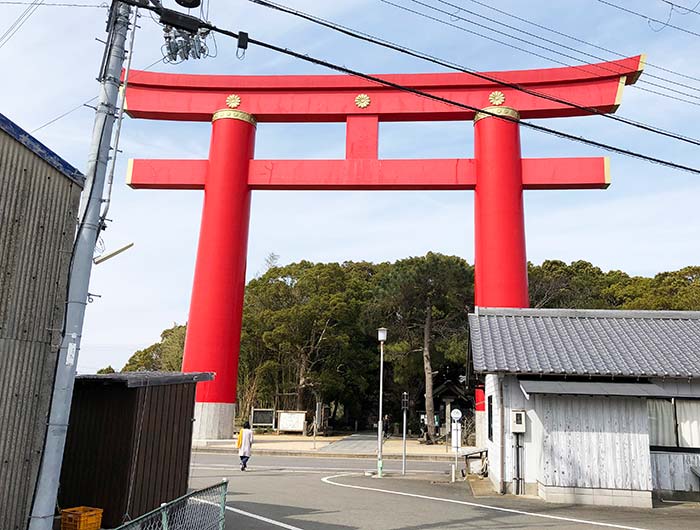 淡路島 おのころ神社の大鳥居