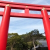 淡路島・おのころ島神社で縁結び観光❗️高さ21.7ｍの朱塗りの大鳥居が圧巻だったわ〜😁