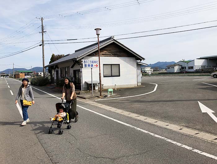 おのころ島神社の駐車場