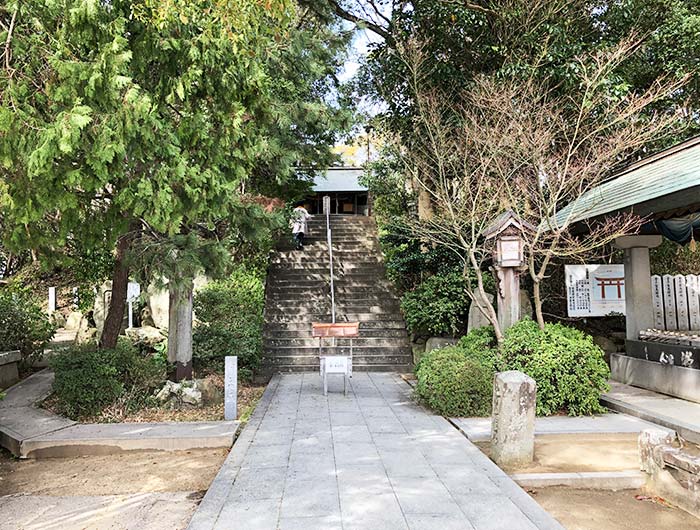 おのころ島神社の境内の様子