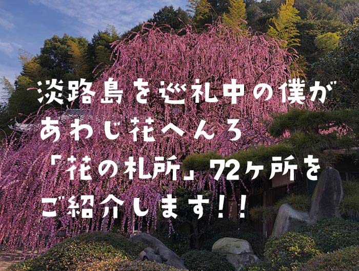 淡路島観光・あわじ花へんろ巡り達成㊗️花の札所・全72ヶ所をご紹介します😁