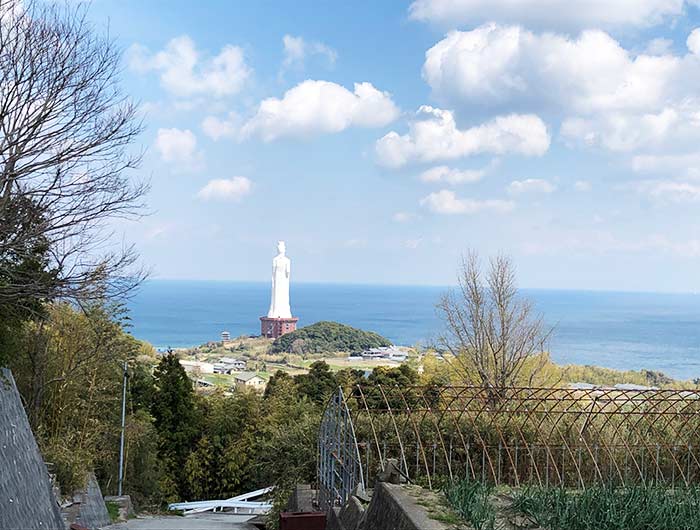 妙勝寺からの海の眺め