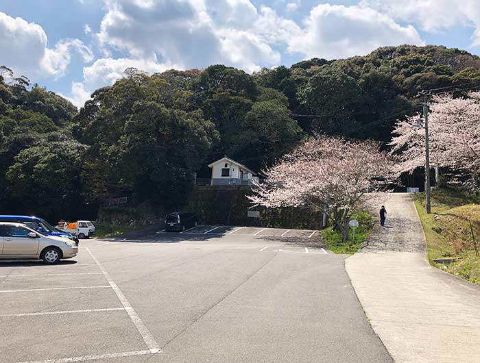 鮎屋の滝の駐車場