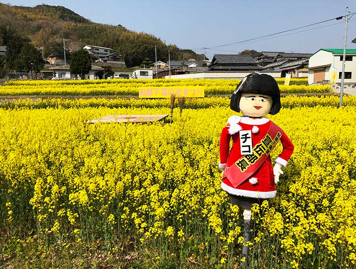 鮎原下菜の花まつり宣伝部長チコちゃん