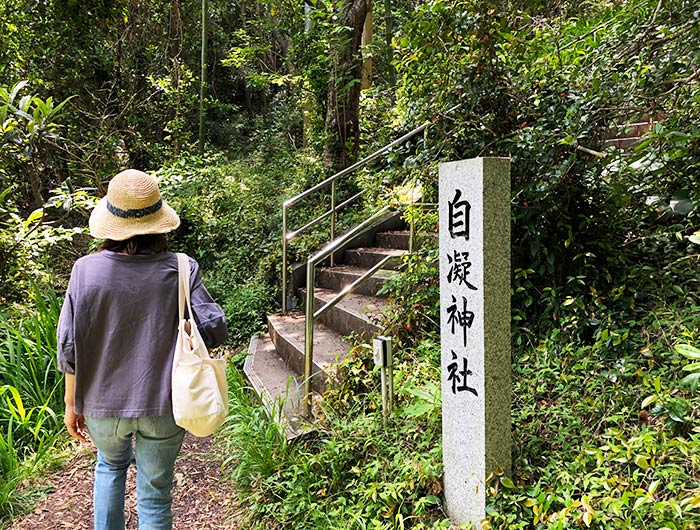 沼島 神体山 自凝神社（おのころ神社）