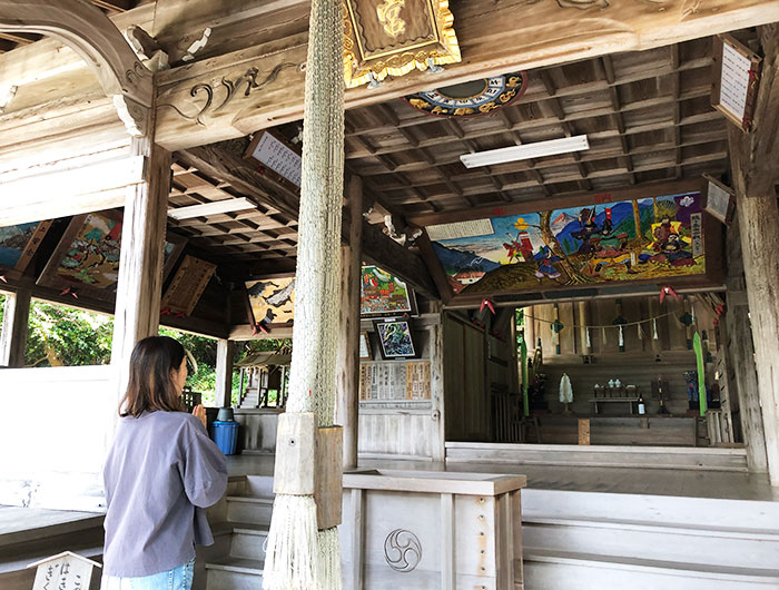 沼島八幡神社　参拝