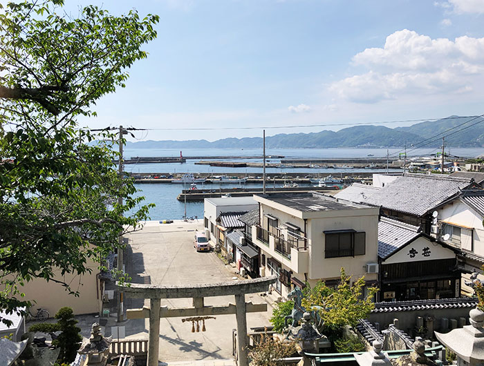 沼島八幡神社からの風景