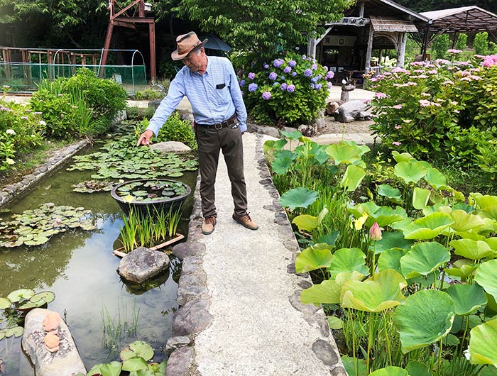 あわじ花山水 園内の様子