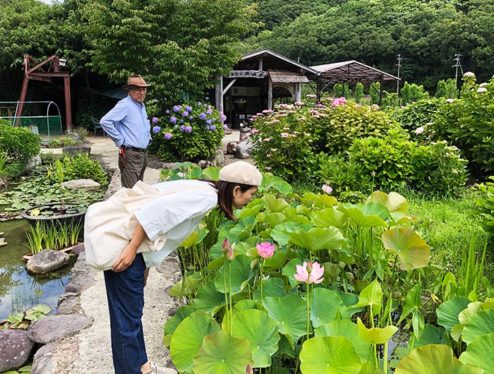 あわじ花山水 園内の様子