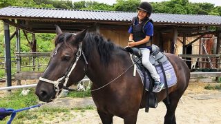 シェアホースアイランドで乗馬体験