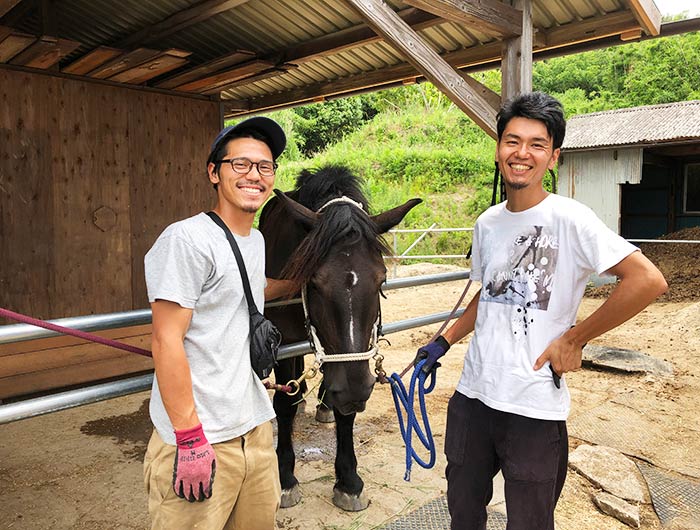 シェアホースアイランドの山下さんと新庄さん
