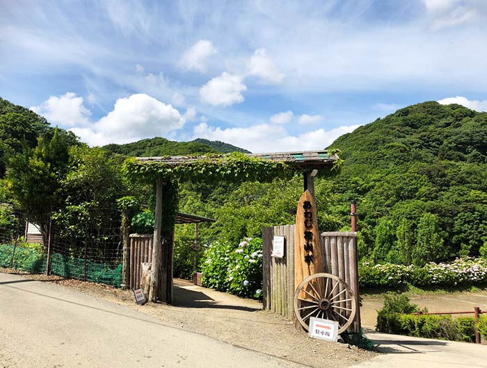 あわじ花山水 入り口