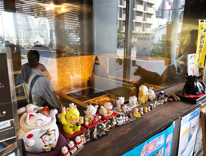 淡路ビーフ とうげの店内