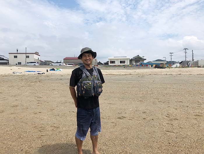 淡路島カヤック教室の川上さん