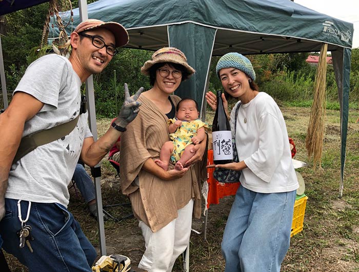 あめつち農園さんと記念撮影