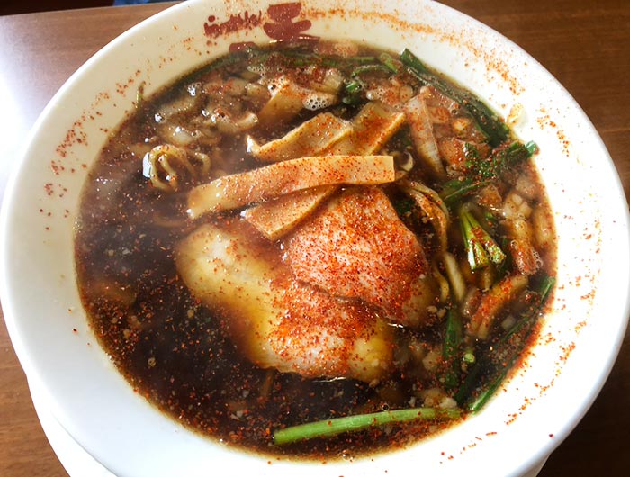 らーめん天天の赤玉ラーメン