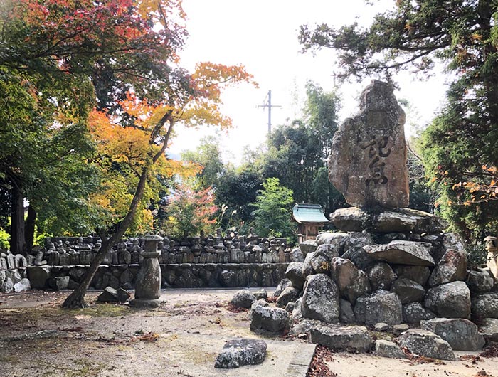 成相寺の紅葉の様子