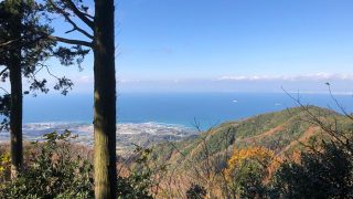 常隆寺山の頂上からの眺望