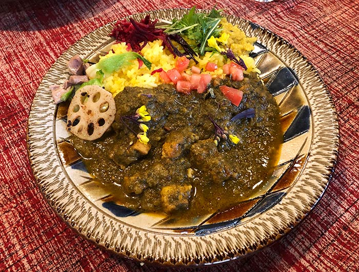 ほうれん草ポークカレー