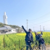 淡路島で家族サイクリング