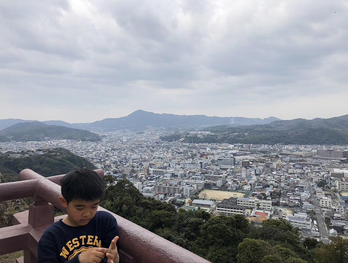 洲本城からの眺め